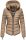 Marikoo Amber Damen Steppjacke Winterjacke B354 Taupe Größe S - Gr. 36