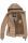 Marikoo Amber Damen Steppjacke Winterjacke B354 Taupe Größe S - Gr. 36