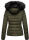 Navahoo Damen Winter Stepp Jacke gefüttert mit Teddyfell B355 Olive Größe XXL - Gr. 44
