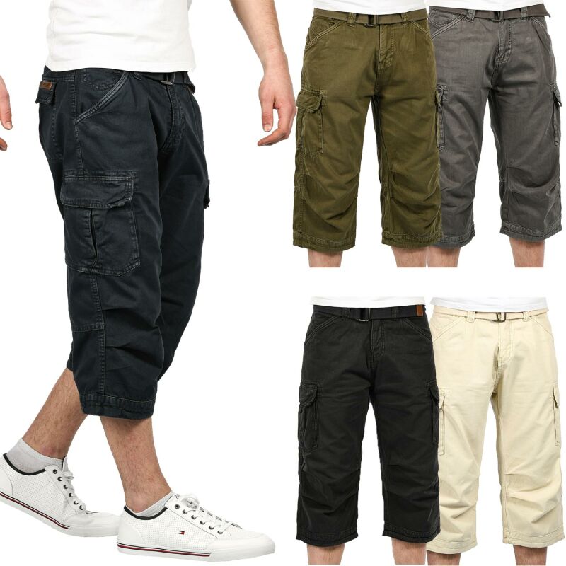 Indicode Nicholas Herren Shorts Bermudas B710 Greige Größe M - Gr. M