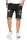 Indicode Kaden Holes Herren Shorts Bermudas B715 Schwarz Größe S - Gr. S