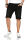 Indicode Kaden Holes Herren Shorts Bermudas B715 Ultra Black Größe L - Gr. L