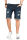 Indicode Kaden Holes Herren Shorts Bermudas B715 Blau Größe S - Gr. S