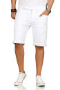 Indicode Kaden Holes Herren Shorts Bermudas B715 Offwhite Größe XL - Gr. XL