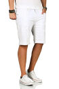 Indicode Kaden Holes Herren Shorts Bermudas B715 Offwhite Größe XXL - Gr. 2XL