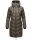 Marikoo Armasa Damen Winter Steppjacke Stepp Parka Winterjacke B842 Anthrazit-Gr.S