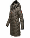 Marikoo Armasa Damen Winter Steppjacke Stepp Parka Winterjacke B842 Anthrazit-Gr.XL