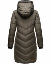 Marikoo Armasa Damen Winter Steppjacke Stepp Parka Winterjacke B842 Anthrazit-Gr.XXL