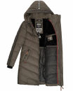 Marikoo Armasa Damen Winter Steppjacke Stepp Parka Winterjacke B842 Anthrazit-Gr.XXL