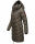 Marikoo Armasa Damen Winter Steppjacke Stepp Parka Winterjacke B842 Anthrazit-Gr.XXL