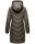 Marikoo Armasa Damen Winter Steppjacke Stepp Parka Winterjacke B842 Anthrazit-Gr.XXL