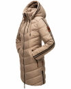 Marikoo Armasa Damen Winter Steppjacke Stepp Parka Winterjacke B842 Taupe-Grey-Gr.S