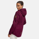 Marikoo Bikoo Damen Teddyfell gefüttert Winterjacke B802 Weinrot Größe XS - Gr. 34