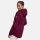 Marikoo Bikoo Damen Teddyfell gefüttert Winterjacke B802 Weinrot Größe XS - Gr. 34