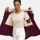 Marikoo Bikoo Damen Teddyfell gefüttert Winterjacke B802 Weinrot Größe XXL - Gr. 44