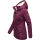 Marikoo Bikoo Damen Teddyfell gefüttert Winterjacke B802 Weinrot Größe XXL - Gr. 44