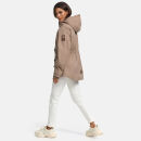 Marikoo Bikoo Damen Teddyfell gefüttert Winterjacke B802 Taupe Größe L - Gr. 40