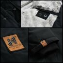 Navahoo Cristal Damen Winterjacke Parka mit Kunstfell B669 Anthrazit Gr.XXL