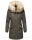 Navahoo Cristal Damen Winterjacke Parka mit Kunstfell B669 Anthrazit Gr.XXL