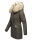Navahoo Cristal Damen Winterjacke Parka mit Kunstfell B669 Anthrazit Gr.XXL