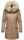 Navahoo Cristal Damen Winterjacke Parka mit Kunstfell B669 Taupe Grey Gr.L