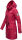 Navahoo Deike Damen lange Regenjacke mit Teddyfell und Kapuze B678 Fuchsia Größe L - Gr. 40