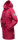 Navahoo Deike Damen lange Regenjacke mit Teddyfell und Kapuze B678 Fuchsia Größe L - Gr. 40