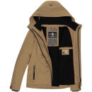 Marikoo Erdbeere Designer Damen Winter leicht gefüttert mit Kapuze B659 Taupe Größe S - Gr. 36