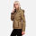 Marikoo Erdbeere Designer Damen Winter leicht gefüttert mit Kapuze B659 Taupe Größe S - Gr. 36