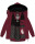 Navahoo Olessaa Damen Winter Jacke Winterjacke halblang Kapuze Kunstfell B869 Bordeaux-Gr.M