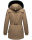 Navahoo Olessaa Damen Winter Jacke Winterjacke halblang Kapuze Kunstfell B869 Taupe-Gr.XS