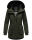 Navahoo Olessaa Damen Winter Jacke Winterjacke halblang Kapuze Kunstfell B869 Olive-Gr.XS