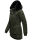 Navahoo Olessaa Damen Winter Jacke Winterjacke halblang Kapuze Kunstfell B869 Olive-Gr.XS