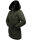 Navahoo Olessaa Damen Winter Jacke Winterjacke halblang Kapuze Kunstfell B869 Olive-Gr.L