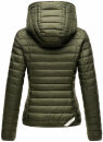 Navahoo Ich Bin Hübsch leichte Damen Steppjacke B838 Olive Größe XS - Gr. 34