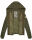 Navahoo Ich Bin Hübsch leichte Damen Steppjacke B838 Olive Größe XS - Gr. 34