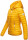 Navahoo Ich Bin Hübsch leichte Damen Steppjacke B838 Gelb Größe XS - Gr. 34