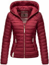 Navahoo Ich Bin Hübsch leichte Damen Steppjacke B838 Bordeaux Größe XS - Gr. 34