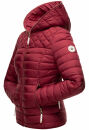 Navahoo Ich Bin Hübsch leichte Damen Steppjacke B838 Bordeaux Größe XS - Gr. 34