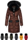 Navahoo Sinja Damen lange Winter Steppjacke Wintermantel...