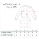 Navahoo Sinja Damen lange Winter Steppjacke Wintermantel B871 Schwarz-Gr.M