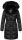 Navahoo Sinja Damen lange Winter Steppjacke Wintermantel B871 Schwarz-Gr.M