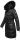 Navahoo Sinja Damen lange Winter Steppjacke Wintermantel B871 Schwarz-Gr.M