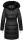 Navahoo Sinja Damen lange Winter Steppjacke Wintermantel B871 Schwarz-Gr.M