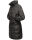Navahoo Sinja Damen lange Winter Steppjacke Wintermantel B871 Anthrazit-Gr.M