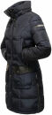 Navahoo Sinja Damen lange Winter Steppjacke Wintermantel B871 Navy-Gr.XL