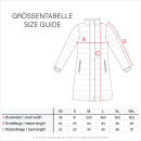 Navahoo Sinja Damen lange Winter Steppjacke Wintermantel B871 Rot-Gr.XXL