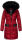 Navahoo Sinja Damen lange Winter Steppjacke Wintermantel B871 Rot-Gr.XXL