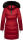 Navahoo Sinja Damen lange Winter Steppjacke Wintermantel B871 Rot-Gr.XXL