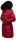 Navahoo Sinja Damen lange Winter Steppjacke Wintermantel B871 Rot-Gr.XXL
